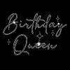 Word Birthday Queen Glass Hotfix Rhinestone DIY-WH0303-094-1