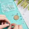 40Pcs 4 Style 304 Stainless Steel Stud Earring Settings STAS-DC0007-37-2