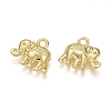 Electroplated Alloy Charms PALLOY-G267-02G-2