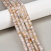 Natural Cherry Blossom Agate Beads Strands G-U029-C01-1