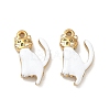 304 Stainless Steel Enamel Pendants STAS-L316-23G-10-1