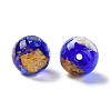 Handmade Gold & Silver Foil Lampwork Beads GLAA-G107-07B-04-3