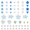 440Pcs 12 Styles Transparent Acrylic Pendants TACR-TA0001-85-2
