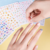 Olycraft Different Pattern Self Adhesive Nail Art Stickers AJEW-OC0001-37-6