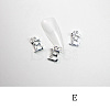 Alloy Rhinestone Cabochons MRMJ-T056-93P-E-1