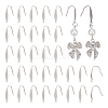80Pcs 316 Surgical Stainless Steel Earring Hooks STAS-UN0034-73-1
