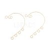 316 Stainless Steel Ear Cuff Findings Ion Plating(IP) STAS-H148-04G-1