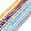 AB Color Plate Glass Beads Strands EGLA-P051-06A-B-1