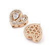 Rack Plating Brass Micro Pave Cubic Zirconia Beads KK-F879-04G-02-2