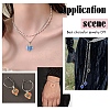 10Pcs 5 Colors Handmade Porcelain Pendants PALLOY-YW00134-6