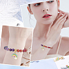 8Pcs 2 Colors 304 Stainless Steel European Dangle Charms STAS-DC0010-74-6