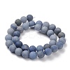 Dyed & Heated Natural Blue Aventurine Beads Strands G-J376-31-10mm-4