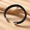 Braided Leather Cord Bracelets BJEW-I200-08-8