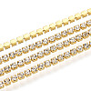 Brass Rhinestone Strass Chains CHC-T001-SS4.5-01G-1