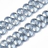 Electroplate Glass Beads Strand X-EGLA-S188-27-A01-1