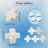 60Pcs Natural Freshwater Shell Beads Strands SSHEL-SC0001-39-2