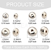 400Pcs 4 Styles CCB Plastic Spacer Beads CCB-YW0001-43G-3