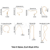 Brass Earring Hooks KK-SC0001-43G-2