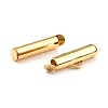 304 Stainless Steel Slide On End Clasp Tubes X-STAS-C044-08A-G-3