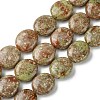 Natural Unakite Beads Strands G-K365-B08-03-1