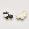 Alloy Enamel Pendants ENAM-S119-005D-2