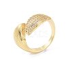 Brass Cuff Finger Rings RJEW-H227-02G-04-3