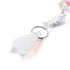 AB Color Plated Crystal Bullet Big Pendant Decorations HJEW-G019-03C-3