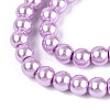 Baking Paint Pearlized Glass Pearl Round Bead Strands HY-Q003-6mm-81-3