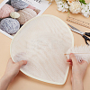 Linen Mini Hat Fascinator Base AJEW-WH0561-32E-3