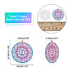 DICOSMETIC 40Pcs 2 Colors 201 Stainless Steel Filigree Pendants STAS-DC0010-92-2