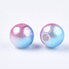 Acrylic Imitation Pearl Beads MACR-N001-01A-2