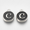 Alloy Enamel Charms ENAM-T007-01-C-1