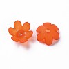 Frosted Acrylic Bead Caps MACR-S371-07A-726-2