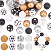 1 Set Mixed Style Acrylic Round Beads Sets SACR-PH0001-52D-1