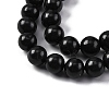 Natural Shungite Beads Strands G-M353-A04-12mm-4