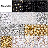 CHGCRAFT 2905Pcs 15 Style ABS Plastic Imitation Pearl Beads FIND-CA0003-30-3