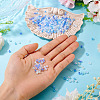 405Pcs Eletroplated Transparent Glass Beads GLAA-TA0003-66A-6