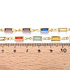 Brass Rectangle Link Chains CHC-N023-03E-G-3