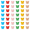 80Pcs 2-Hole Porcelain Buttons PORC-PJ0001-02D-3