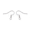 Brass Earring Hooks KK-H102-01P-2