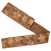 Maple Leaf Pattern Polyester Ribbon OCOR-GF0005-35-1