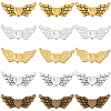 150Pcs 5 Colors Tibetan Style Alloy Angeltee Beads FIND-SC0009-30-1