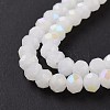 Electroplate Glass Beads Strands EGLA-A034-J10mm-L08-4