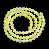 Imitate Austrian Crystal Bicone Frosted Glass Beads Strands LS-EGLA-A039-T4mm-MB21-3