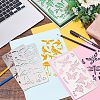 4Pcs 4 Style Stainless Steel Cutting Dies Stencils DIY-FG0002-21-4