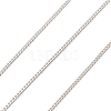 925 Sterling Silver Curb Chains STER-P064-06S-1