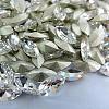 Glass Pointed Back Rhinestone Cabochons RGLA-A011-4x8mm-M-2