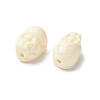 Natural Tagua Beads Jewelry Findings WOOD-V001-07-2