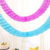 Clover Paper Pull Flowers AJEW-NB0001-29-6