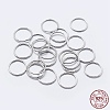 925 Sterling Silver Soldered Closed Jump Rings STER-F036-03P-0.7x5-3